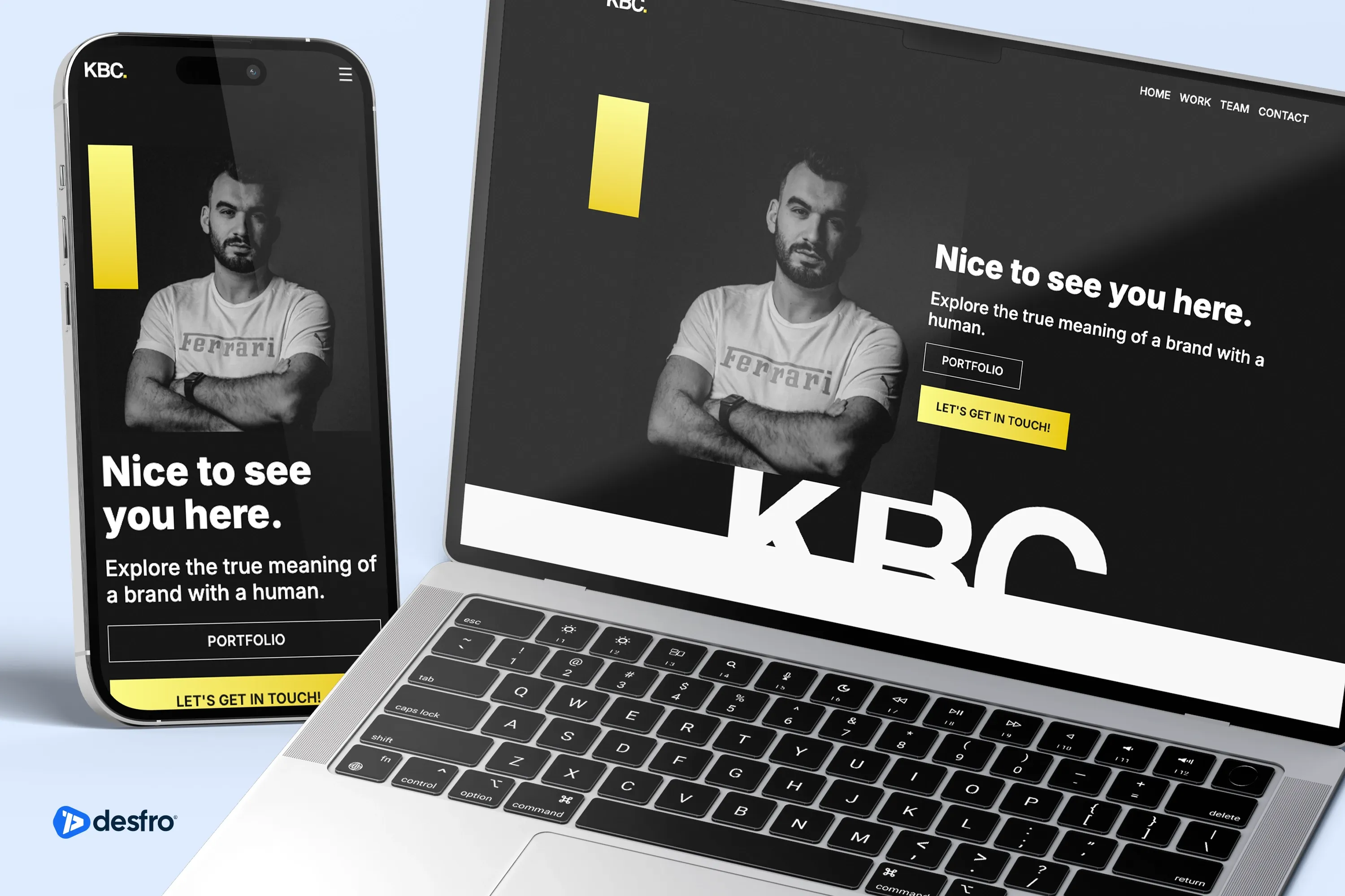 The KBC - Portfolio website & CMS