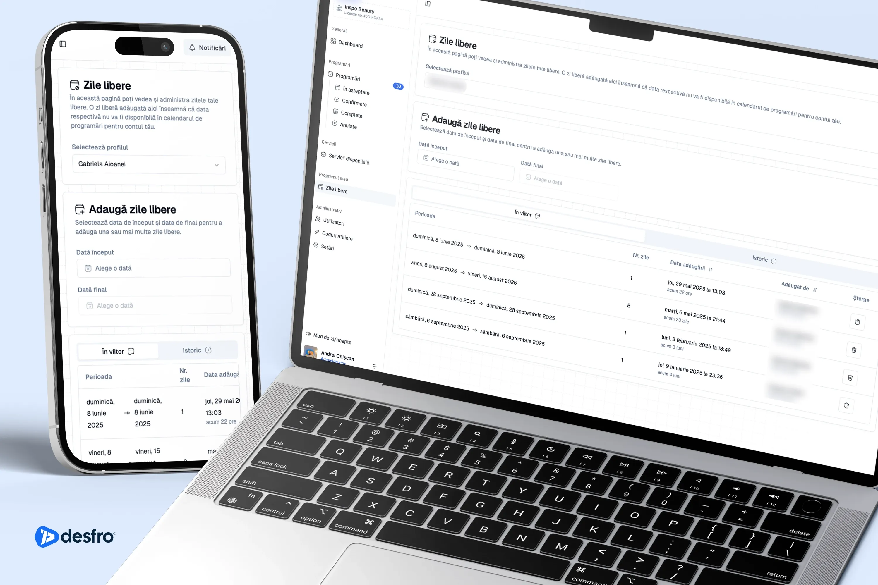INSPO Beauty - Website & CRM